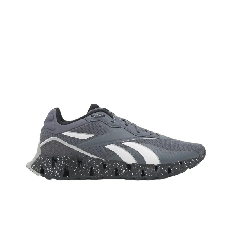 Reebok Zig Dynamica 4 Anti Slip Wear Resistant Low Top Running Shoes Men's Gray-1