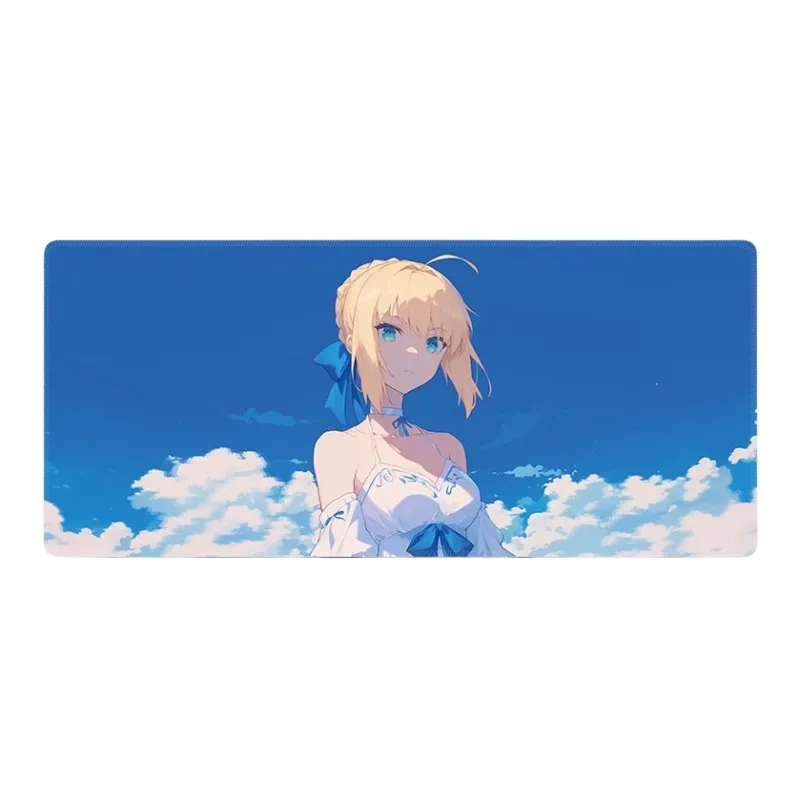 DANYIN Fate Extra Large Saber Anime Table Mats For Esports Gaming Computer Keyboard Mouse Pad Home Use Mouse Pads-15