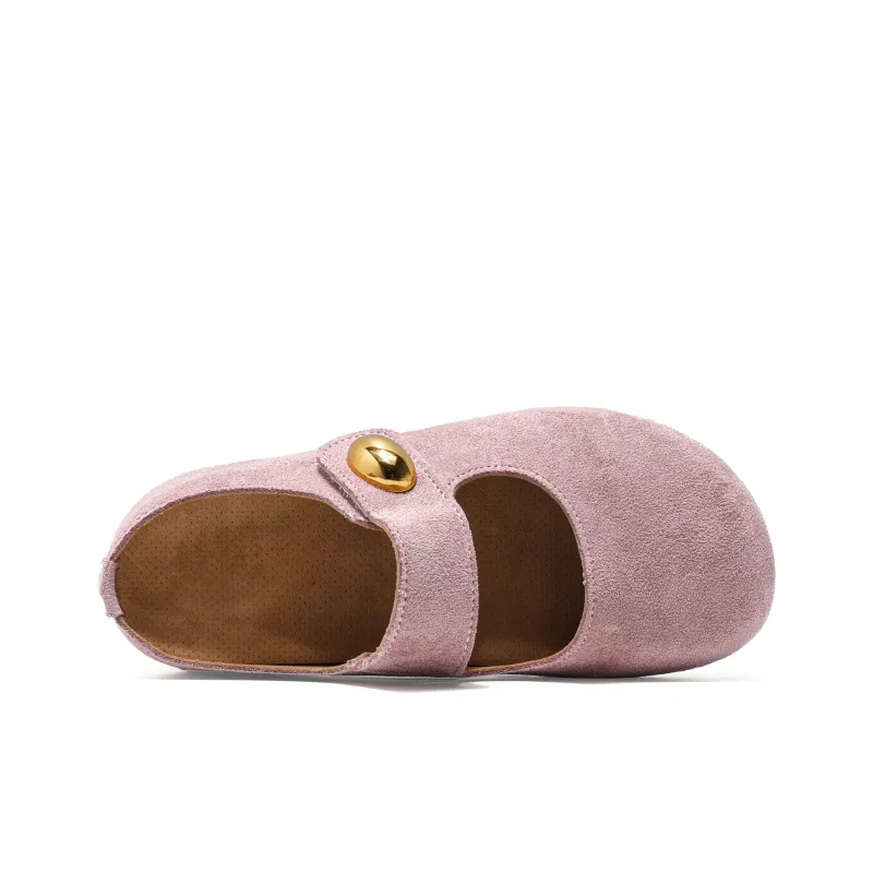 Be Good Rubber Sole Stitching Metal Slip Resistant Closed Toe Slippers Women's-9