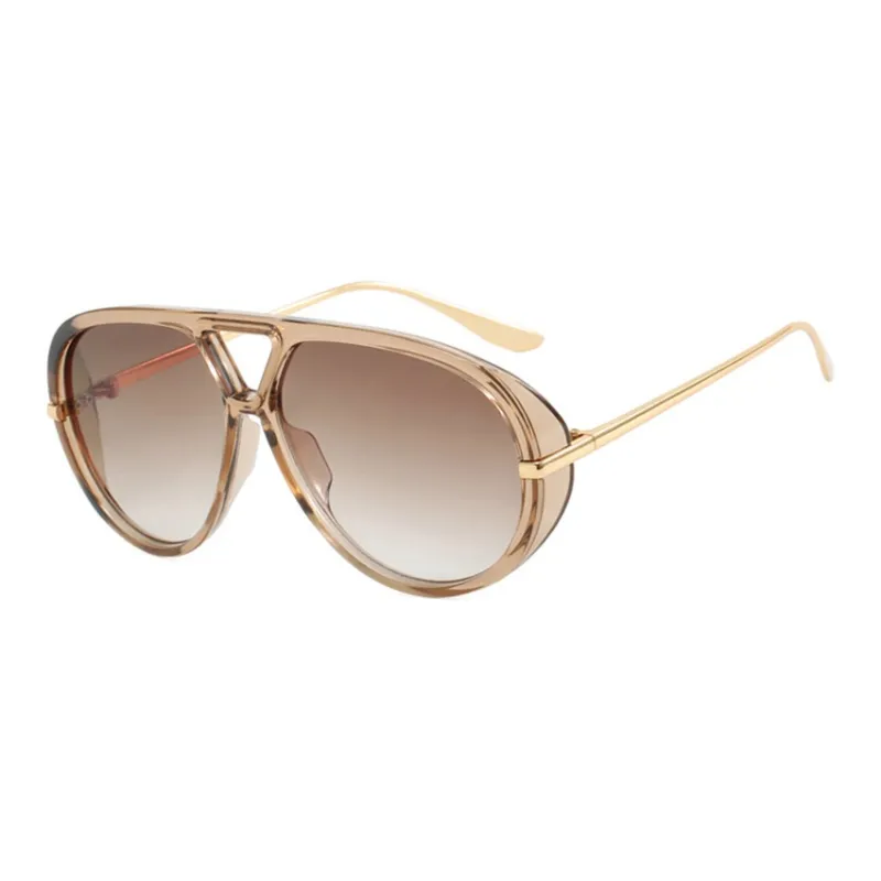 SOMAN PC Metal Aviator Sunglasses Unisex-9