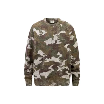 CoosRetro Sweaters Men Camouflage