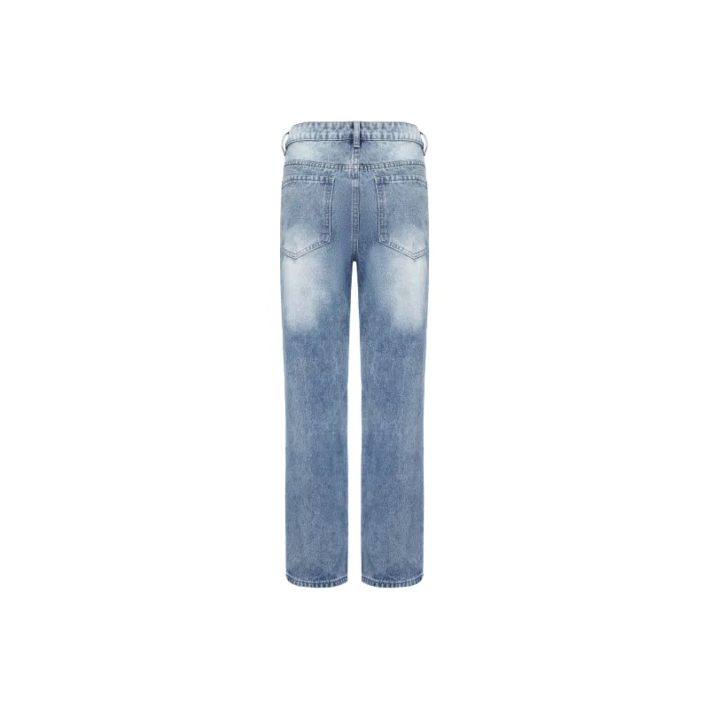 COLDSTONE Jeans Unisex Washed Blue-1