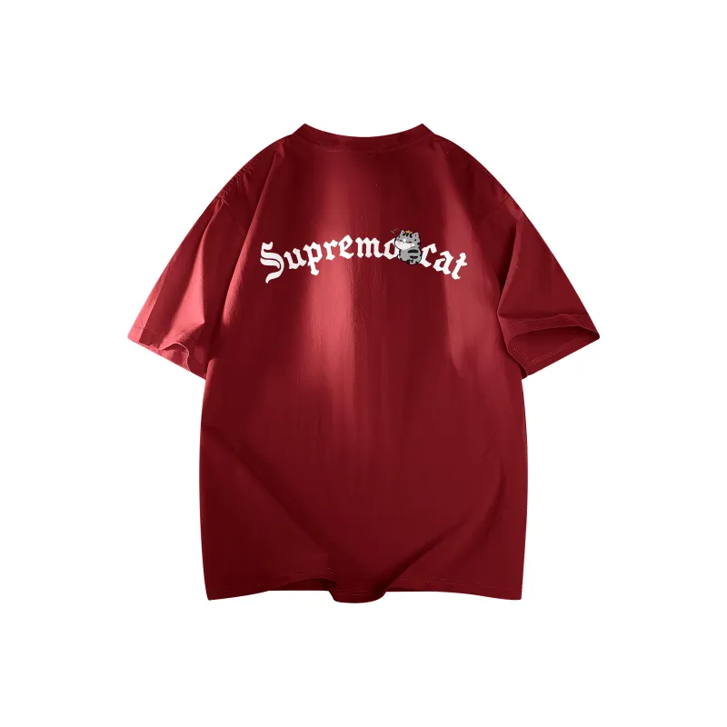 Supremo Cat T Shirts Unisex-8