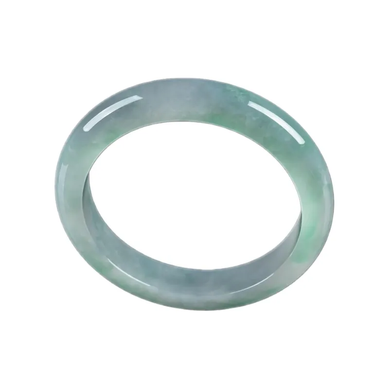 YUANLINYU Ice Glutinous Jadeite Bangles Women's-0