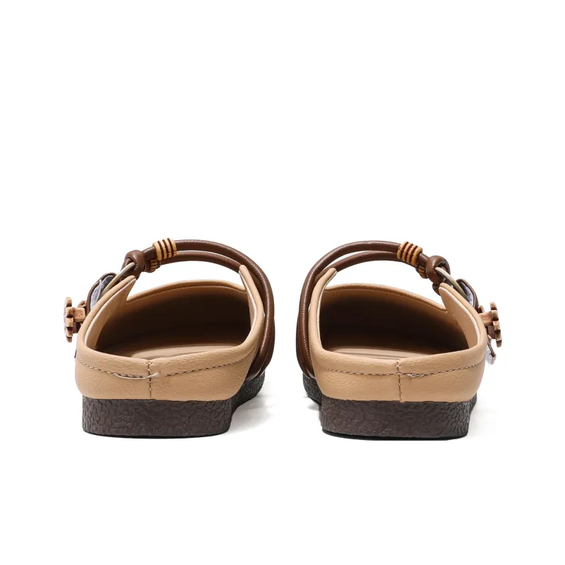 Be Good Rubber Sole Stitching Abrasion Resistant Slip Resistant Closed Toe Slippers Women's-8