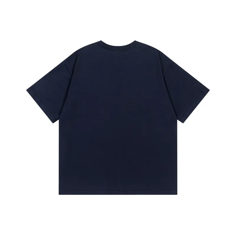 SOIE T Shirts Unisex Navy Blue-1