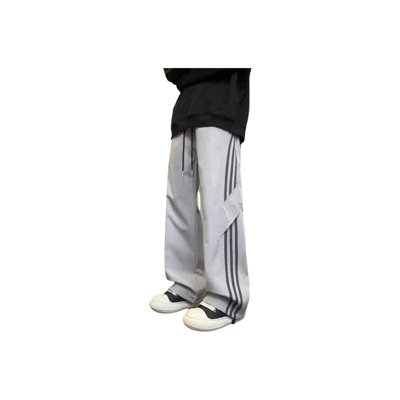 CENPIN Casual Pants Unisex Heather Gray-18