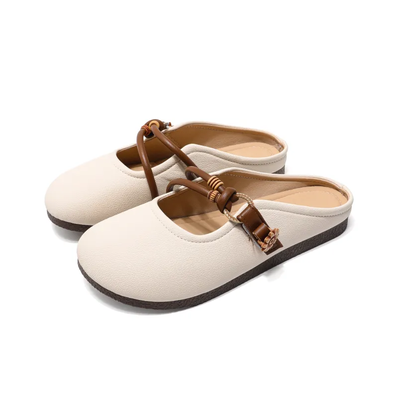 Be Good Rubber Sole Stitching Abrasion Resistant Slip Resistant Closed Toe Slippers Women's-2