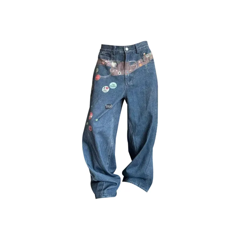 DJ.SPIRIT Jeans Unisex Blue-0
