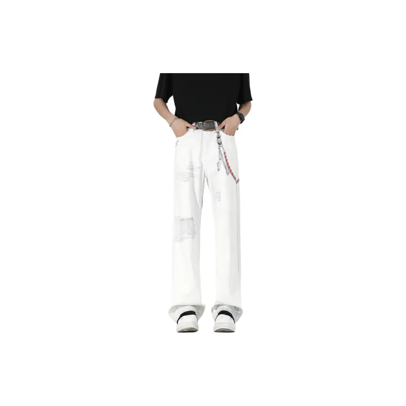 FALIAMS Jeans Unisex White-0
