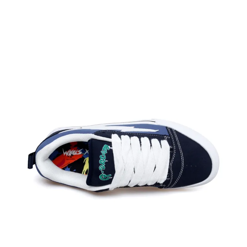 VFTS Anti Slip And Wear Resistant Height Increasing Low Top Skateboard Shoes Unisex-46