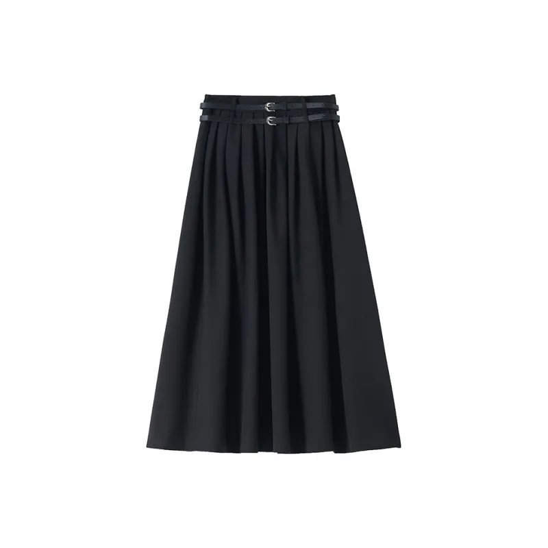 ABCMININ Casual Long Skirt Women's-0