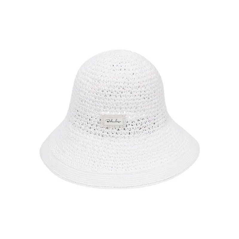 SHINE Paper Reed Material Bucket Hats Women's-0