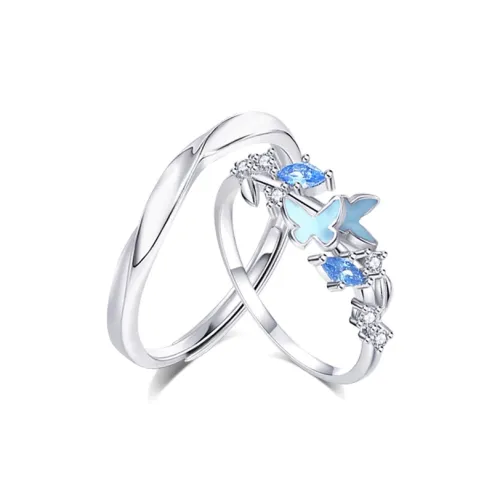 KUMET Sterling Silver Rings Unisex