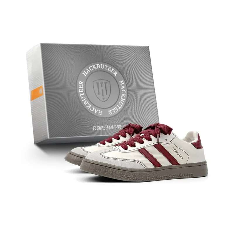 HACKBUTEER Low Top Skateboard Shoes Men's Box Included-0