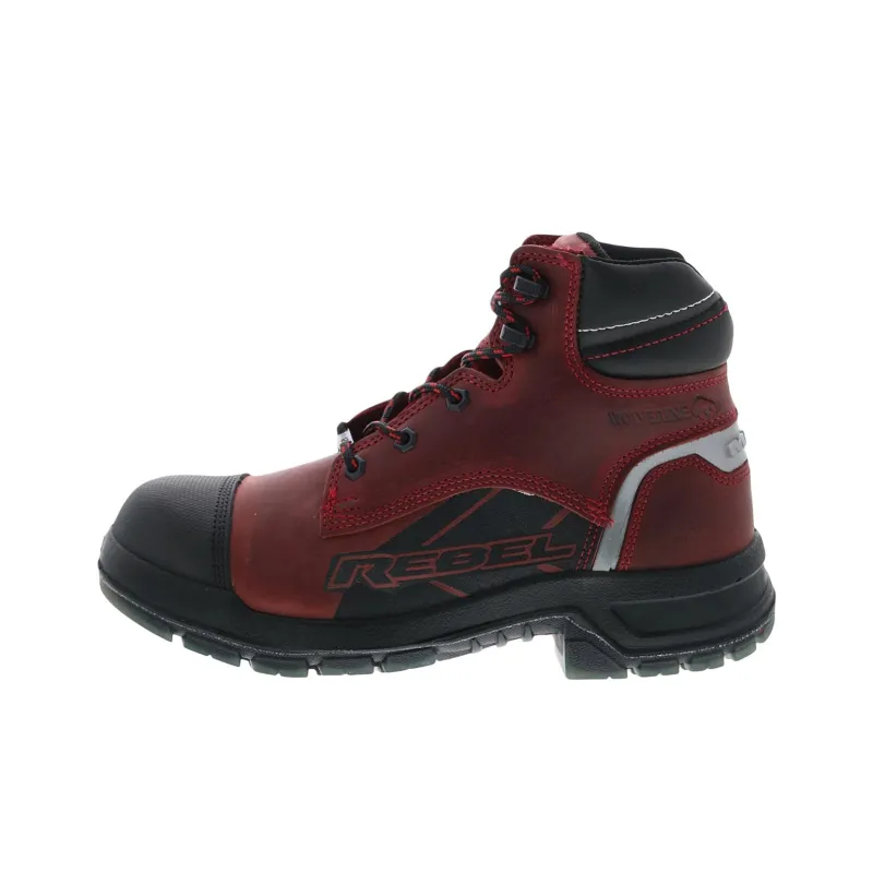 WOLVERINE Ram Trucks Collection Tradesman Safety Toe Boots Red-0