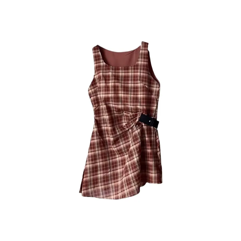 AHDO Sleeveless Dresses Women's-7