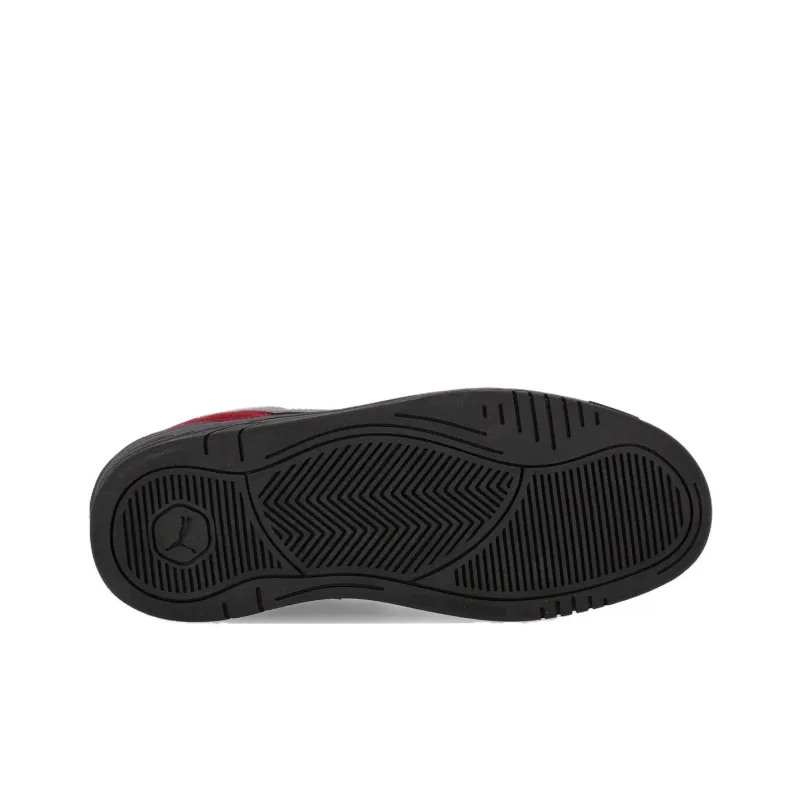 PUMA 180 Anti Slip Wear Resistant Low Top Skateboard Shoes Unisex Red Black-5