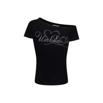 YINLEI T Shirts Women's Black