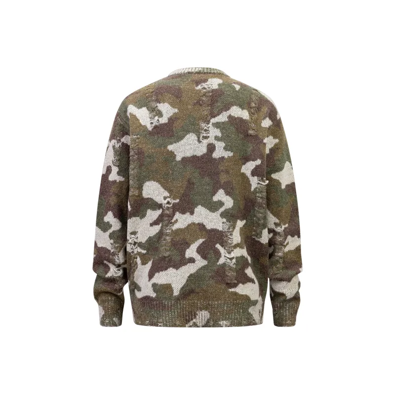 CoosRetro Sweaters Men Camouflage-1