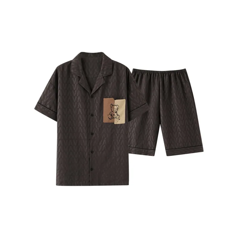 Pretty lady Men Pajama Sets-0