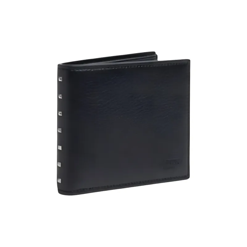 Valentino ROCKSTUD Calfskin Wallet Men's Black-1