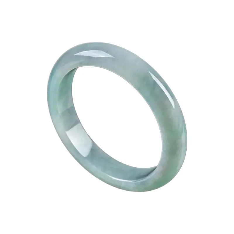 YUANLINYU Ice Glutinous Jadeite Bangles Women's-0