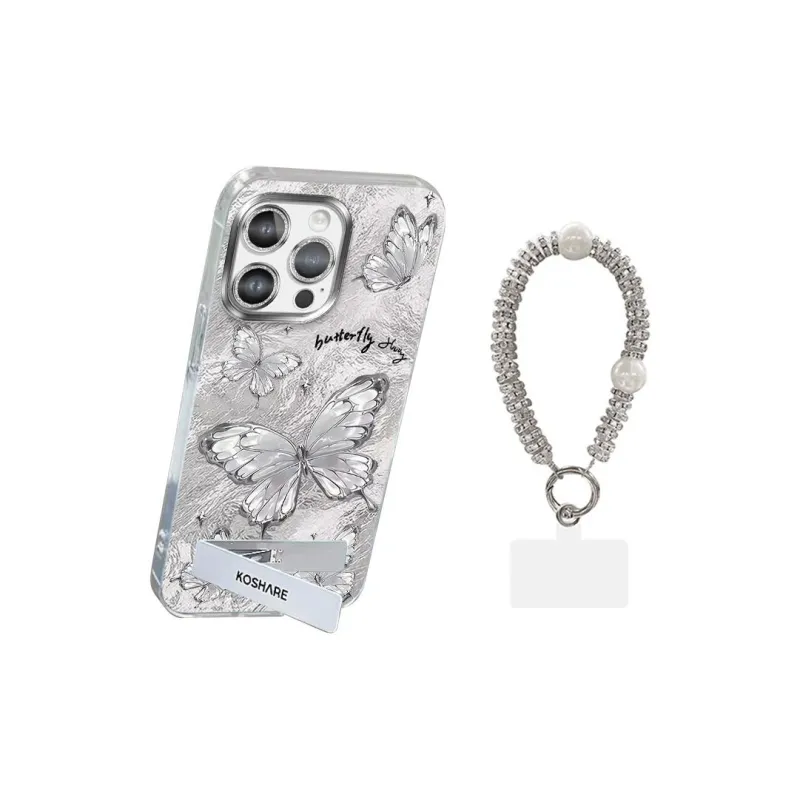 XUANCAISHI Dreamy Butterfly Phone Cases Compatibility With Apple 16/16e/15/14/13/12 Models.-7
