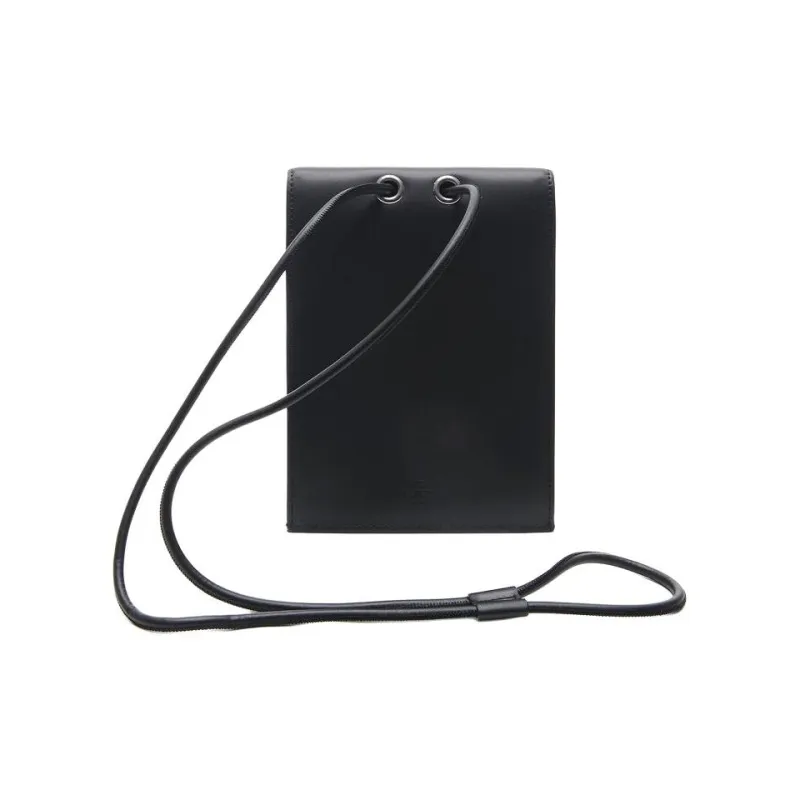 Valentino Leather Crossbody Bag Men's Black-2