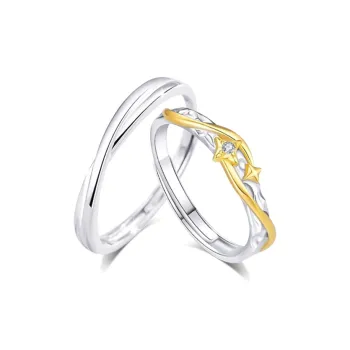 KUMET Sterling Silver Rings Unisex