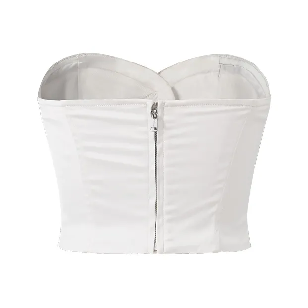 NAWS Strapless Tops Women's Antique White-1