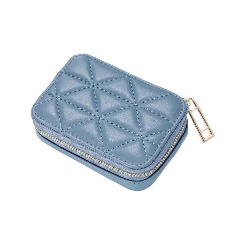 QEEDNS Fashion Diamond Pattern Small Portable Mini Style Makeup Bags-4