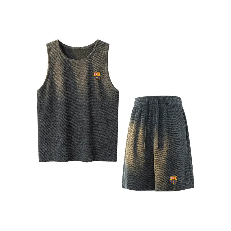 FCB ARCELONA Casual Sportswear Unisex 2 Piece Set-2