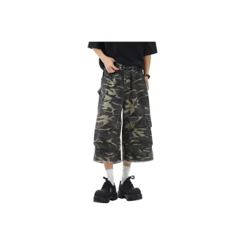 TBSM Denim Shorts Unisex Army Green
