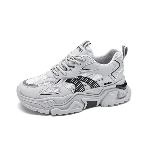 BAKE Cushioning, Breathable, Lightweight Low Top Chunky Sneakers Men's