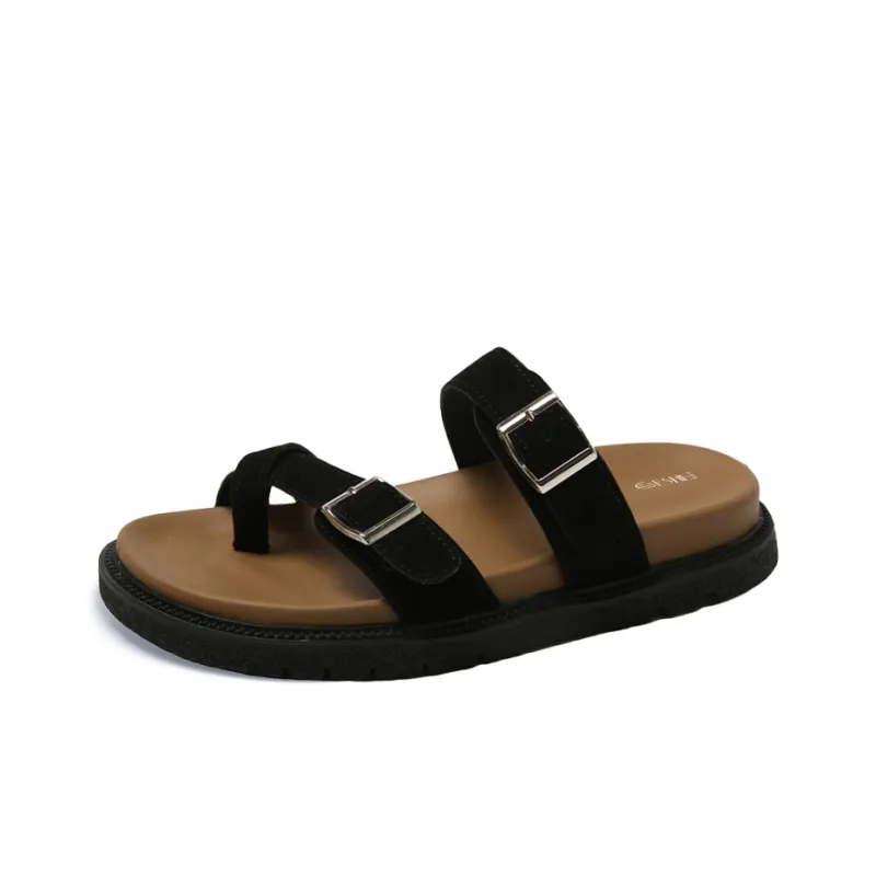 GESHE Rubber Sole Abrasion Resistant Slide Slippers Women's-8