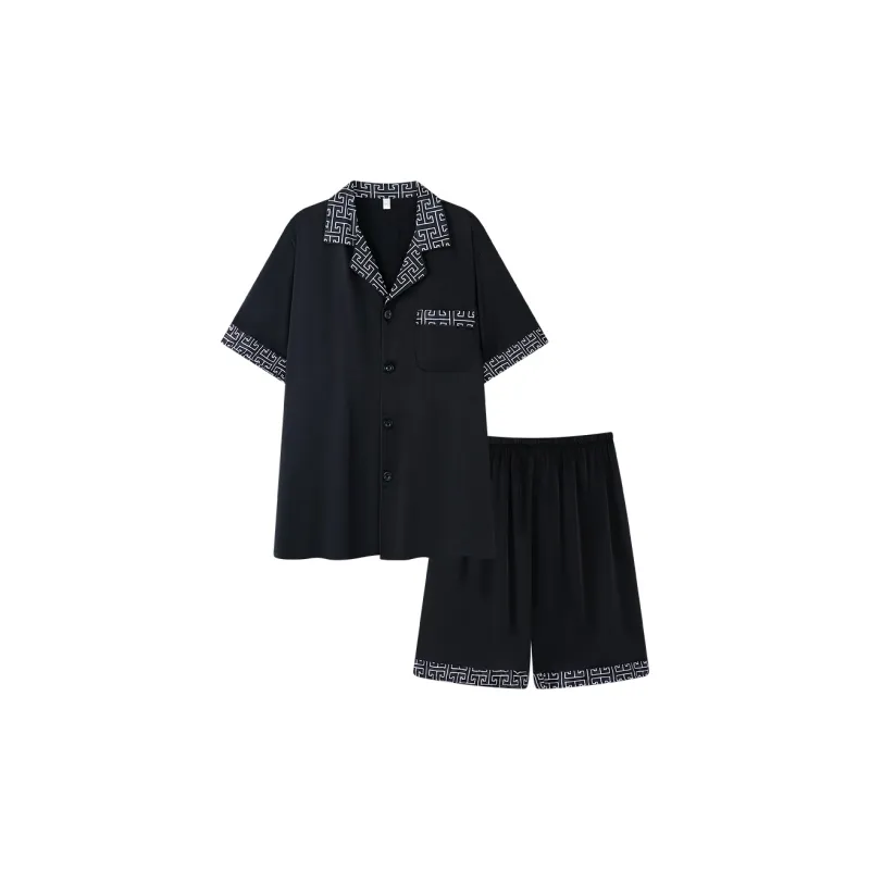 Good fortune Men Pajama Sets-0