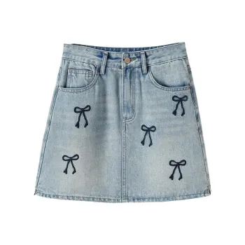 ABBY GODDESS Denim Short Skirts Women's