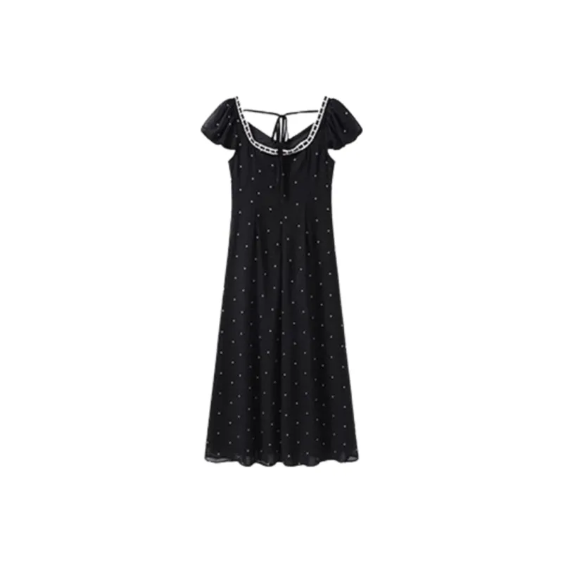XIAOJUCHUANLI Short Sleeved Dress Women's-1
