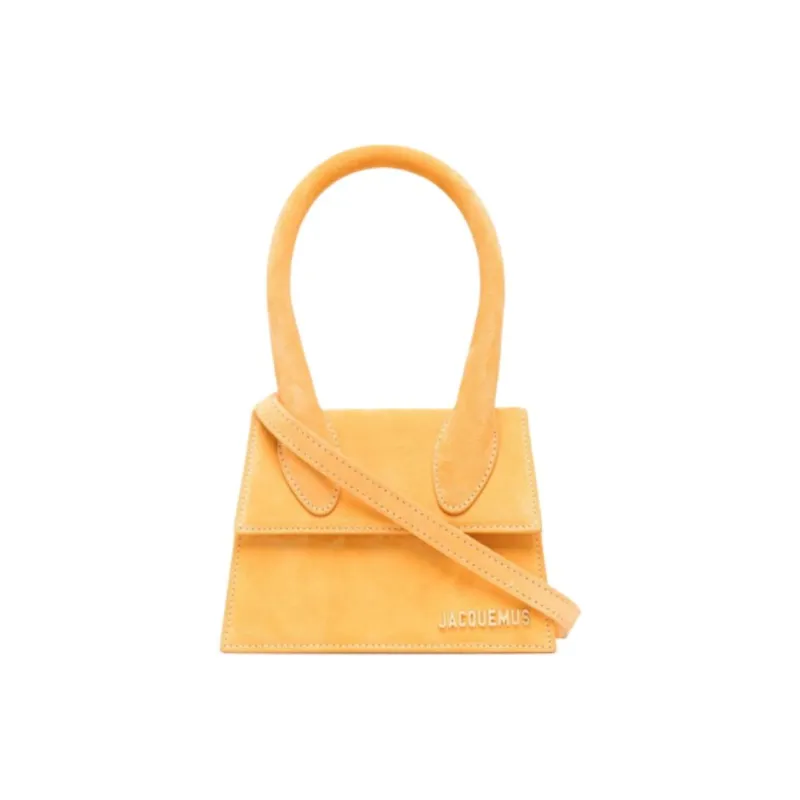 Jacquemus Le Chiquito Suede Tote Bag, Shopping Bag, Handbag Mini Women's Orange-0