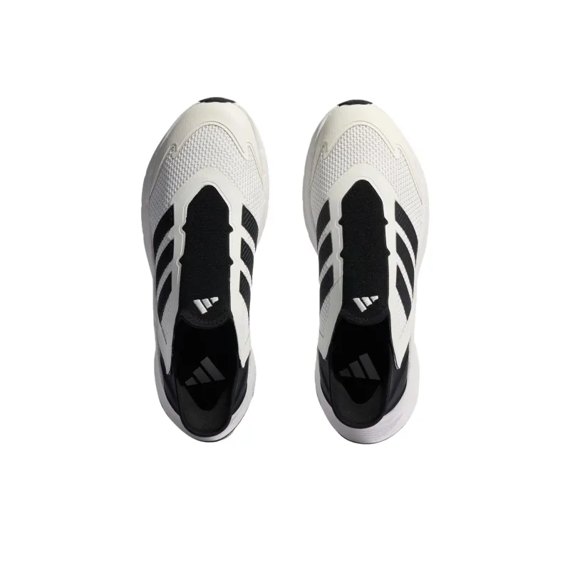 Adidas Anti Slip Wear Resistant Low Top Running Shoes Unisex Black White-3