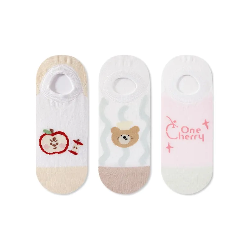 JIAZINI No Show Socks Women's 3 Pack-4