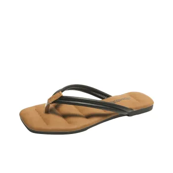 AJPAP Rubber Sole Odor Resistant, Slip Resistant, Quick Dry Flip Flops Women's