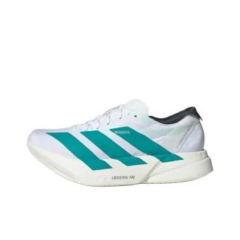 Adidas Adizero Adios Pro 4 Anti Slip Wear Resistant Low Top Running Shoes Women's White Green