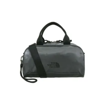 THE NORTH FACE Nylon Bowling Bag, Crossbody Bag Trumpets Women's Silver Gray