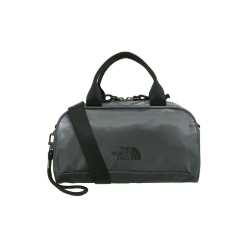 THE NORTH FACE Nylon Bowling Bag, Crossbody Bag Trumpets Women's Silver Gray-0