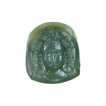 BUDOUXIAOAI Pendants Green Jade Unisex