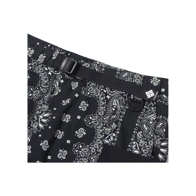 Columbia x Atmos SS25 ROAR BROOK SHORT Casual Shorts Unisex Black Headwrap Print-3