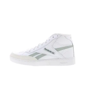 Reebok Club C Slip Resistant Shock Absorbers Mid Top Skateboard Shoes Women's White