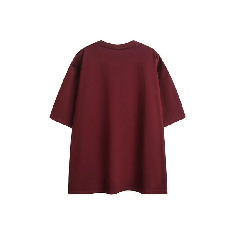 PODGORNOI T Shirts Men Burgundy-1